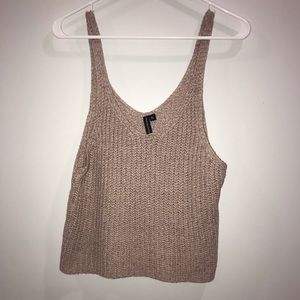 Knitted tank top
